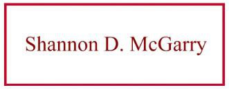 Shannon D. McGarry